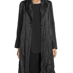 Eileen Fisher satin coat